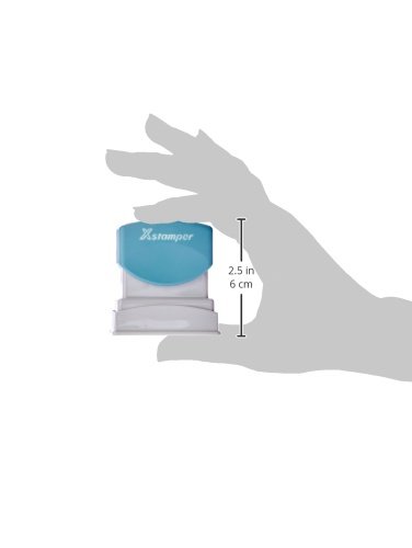 Timbro Pre-inchiostrato XSTAMPER 5010052 'Pagato' - Rosso, Re-inkable, Per Ufficio (Fino A 100.000 Impressioni)