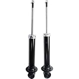 UPFVBLE 2pcs Suspension Shock Absorber and Strut Assembly Set Rear Left Driver and Right Passenger Upper Lower Side Black Non-Adjustable Twin-Tube AWD for Ford, adapt to your car