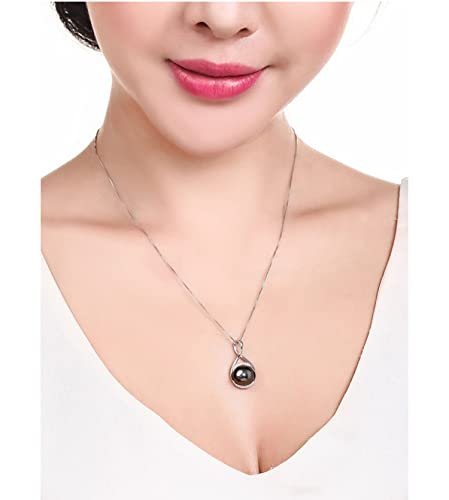 Tahitian-Black-Pearl-Necklace-for-Women-Fine-Jewellery-Round-AAAA-10mm-Pearls-Pearl-Pendant-Necklace-Gift-for-Women-Her-Grandma-Wife - DumpADate.com
