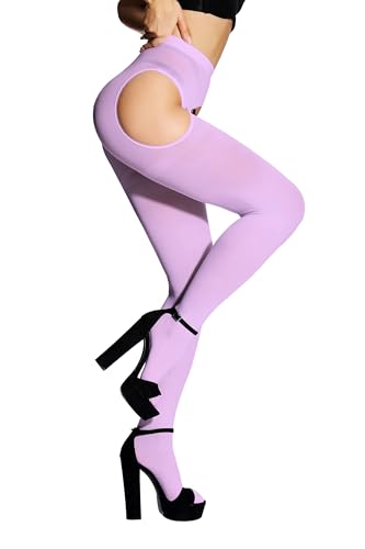 Image of SUREPOCH Suspender Tights for Women Plus Size Garter Belt White Control Top Pantyhose