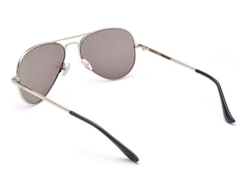 Image of IDEE 100% UV Protected Sunglasses for Unisex | Size- Large | Shape- Aviator | Model- IDS2500