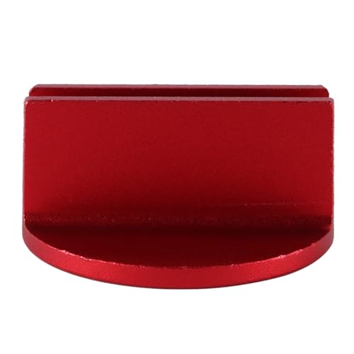 Laroal Adaptador De Riel De Marco Magnético para Gato De Soldadura De Pellizco para Automóvil, Almohadilla De Gato De Marco Automático, Adaptador De Soldadura De Pellizco Magnético Rojo