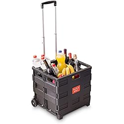 Cajones Para Juguetes Con Ruedas Relaxdays Carro Portátil para Transportar, Negro, 42x37x39 cm