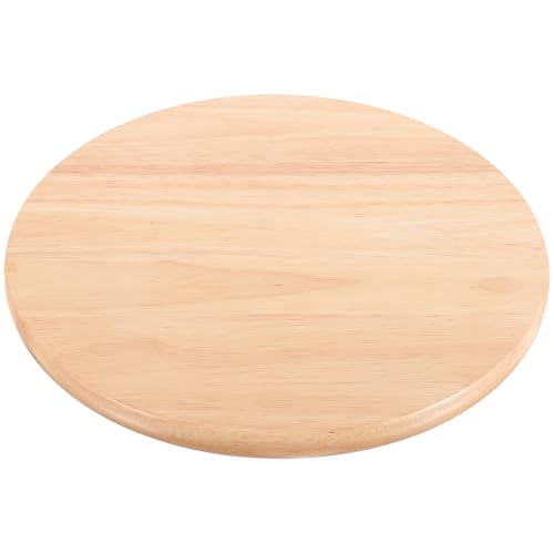 UKCOCO Asiento Superficie Khaki para Taburete Redondo de Madera Maciza Resistente y Duradero, Adecuado para Comedor y Cantina