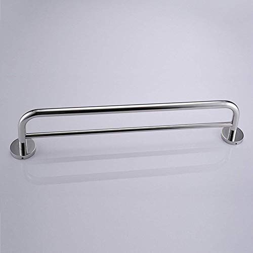Toallero de baño con barra de colgar de 60 cm para secado de toallas WC 8
