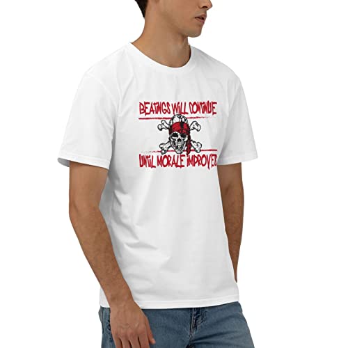 T-shirt cadeaux pour hommes Funny Beatings Will Continue