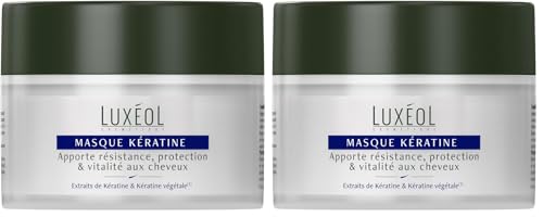 Luxéol - Masque Cheveux Kératine - Apporte Résistance, Protection &