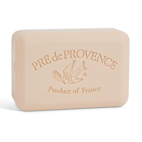Image of Pre de Provence Artisanal Soap Bar, Enriched with Organic Shea Butter, Natural French Skincare, Quad Milled for Rich Smooth Lather, 8.8 Ounce, Coconut