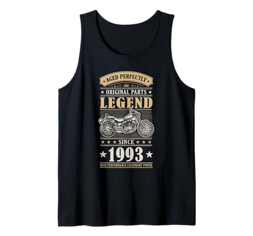Legend Since 1993 Birthday Vintage Bike Bikers Born in 1993 Camiseta sin Mangas