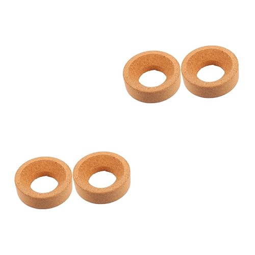 MUSISALY 2sets Flask Support Cork Wine Bottle Cork Holder Round Bottom Flask Holders Lab Pad 2pcs*2