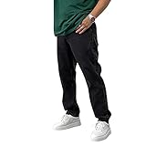 Fannyfuny Herren Jeans Hose Cargohose Baggy Denim Jeans Hosen mit Taschen Blaue Lange Jeanshose Jungen Pants Coole Jungen Freizeithose Cargo Jogginghose Traininghose Fitnesshose