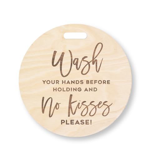 Generic Please Do Not Touch Or Kiss Baby Sign cover