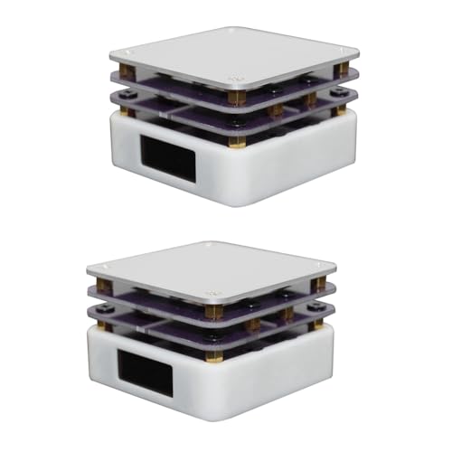 Eighosee 2 Piezas 65W Mini Mesa Calefactora de Temperatura Constante Precalentador Lámpara LED Pantalla Mesa de Soldadura por Reflujo Mesa Calefactora de Soldadura