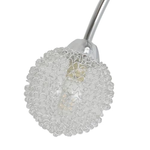 Luminaire plafonnier design en verre et métal micro-poli 57 cm - 6