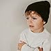 2Pcs Satin Lined Parent-Child Beanie Hat Winter Warm Knit Cuffed Silk Lining Family Matching Slouchy Beanie Ski Hat Black