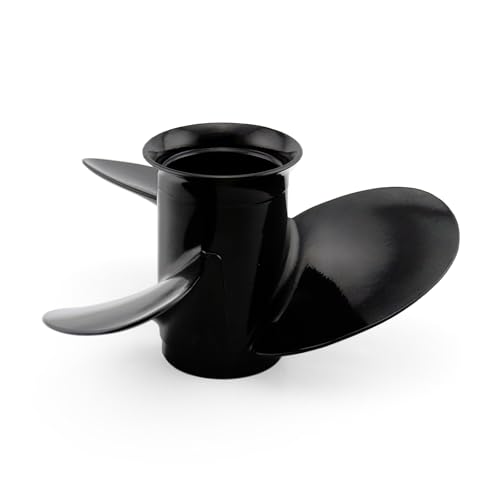 Image of 9.25 Dia x 10 Pitch OEM Aluminum Outboard Propeller Fit for Mercury Engines 9.9CT 15HP 20HP, 14 Spline Tooth, 3 Blade, 4-Stroke, RH