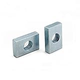 Tipo: Tuercas Cuadradas BBCCSHW Perfil de Aluminio 50pcs Tuerca GB39 Rectangular Tuerca Cuadrada M3 M4 M5 M6 M8 Tuercas de Accesorios Deslizante Bloque Delgada de Acero al Carbono avellanado Ljl-sn (Size : M6x18x11x4)