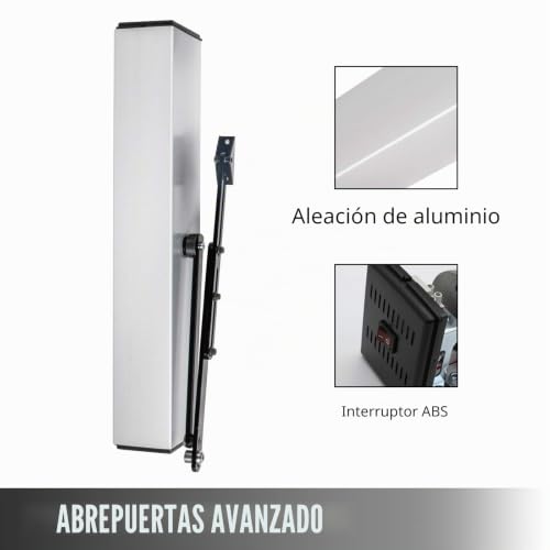 Abrepuertas automático para puertas cortafuegos con motor de 50W 3