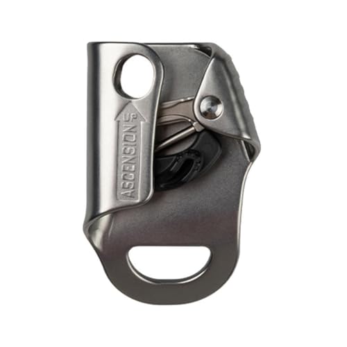 Amagogo Chest Ascender for Arborist Climbing Equipment with Rope Clamp, Black