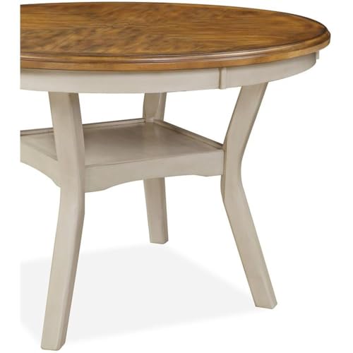 New-Classic-Furniture-Mitchell-5-Piece-Dining-Set-with-1-Table-and-4-Chairs-Beige-and-Brown New Classic Furniture Mitchell 5 Piece Dining Set with 1 Table and 4 Chairs Beige and Brown