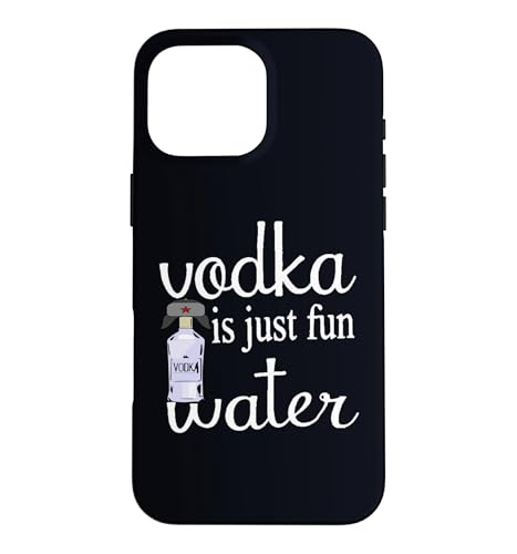 Vodka Is Just Fun Water ����ȃh�����N�p�[�e�B�[�f�U�C�� �X�}�z�P�[�X iPhone 16 Pro Max �p