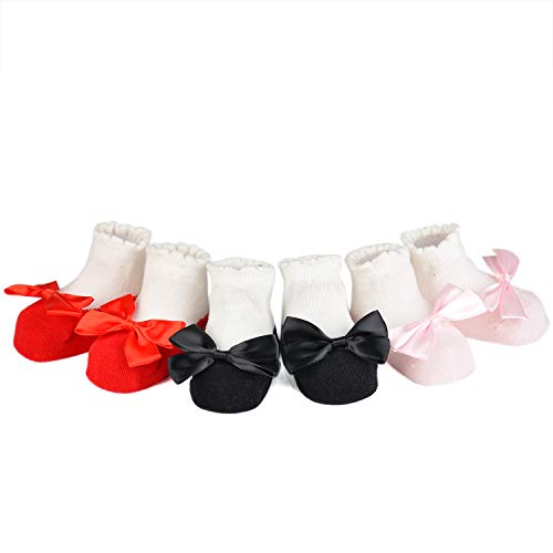Image of EPEIUS Unisex Baby Girls Boys Non-Slip Socks (Set of 6)