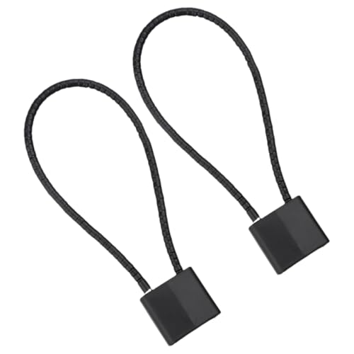 GARVALON Candado de Cable de Acero de 38 Cm para Bicicleta y Armario, 2 Piezas, Cierre Llave, Multifuncional para Equipaje y Scooter, Resistente al Corte, Seguridad Antirrobo