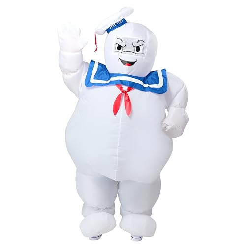 Ghostbusters: Stay-Puft Marshmallow Man Costume for Adults by Rubies, Unisex No Size