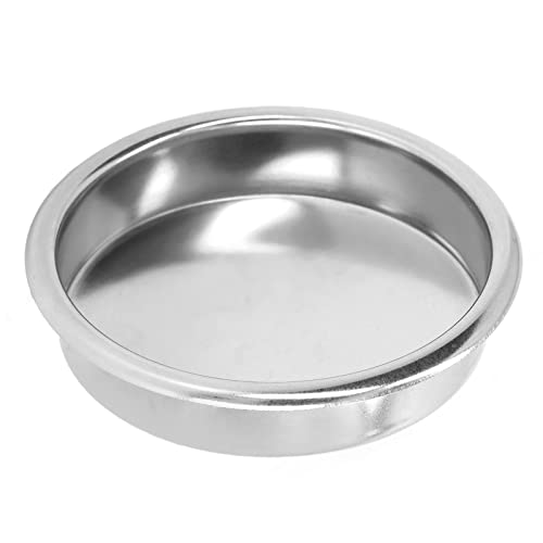 Filtro de café Filtro Ciego de la Máquina de café de Acero Inoxidable de 2,3 Pulgadas, Resistente al desgaste, Inserto de Enjuague de Contracorriente, para el Hogar con Filtro de Café
