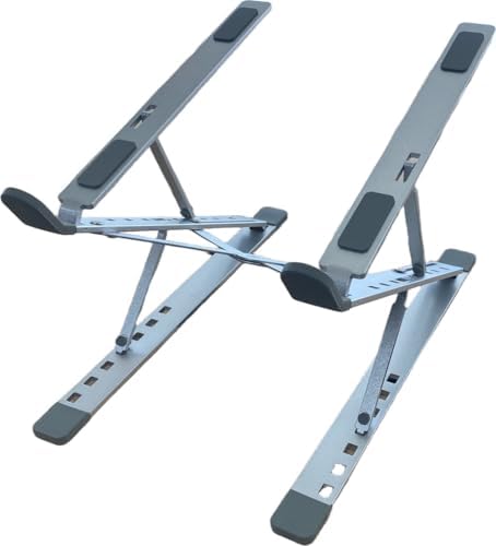 Soporte Portátil de Mesa. Laptop Stand. Doble Altura. 9+7 Ángulos...