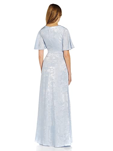 Image of Adrianna Papell Women's Shimmer Flutter Gown