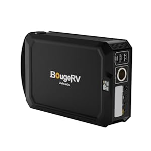 BougeRV 240Wh Portable Power Station, Solar Generator with AC outlet, JuiceGo LiFePO4 Generators for Emergency Power Supply, Camping, Travel, Home Backup, and RV