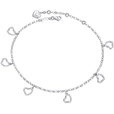 ASHLI JENA Anklet for Women 925 Sterling Silver Anklet Bracelet Best Jewelry for Women Mom Cover