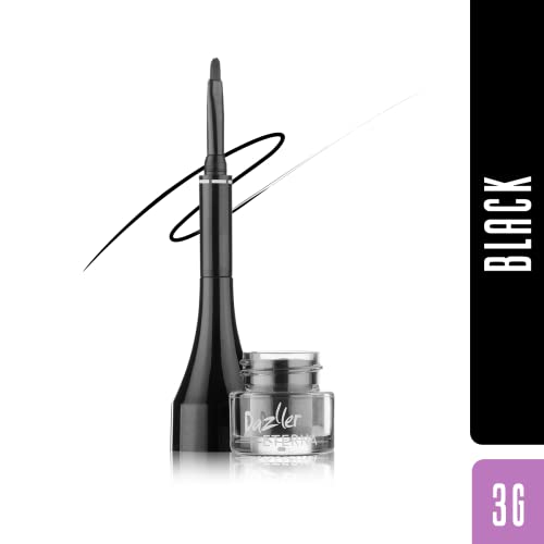 EYETEX DAZLLER Eterna Eye Sensation Gel Eyeliner, 24 Hr Stay, Smudge-Proof, Water-Proof Enriched With Calendula… - Image 3