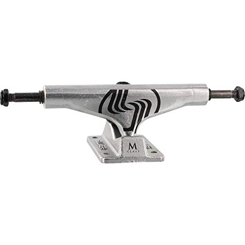 Silver Trucks M-Hollow Polished/Black Skateboard Trucks - 5.0