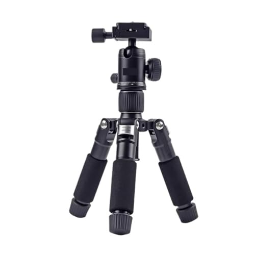 Trípode portátil de viaje plata con cabezal esférico de 360 grados
