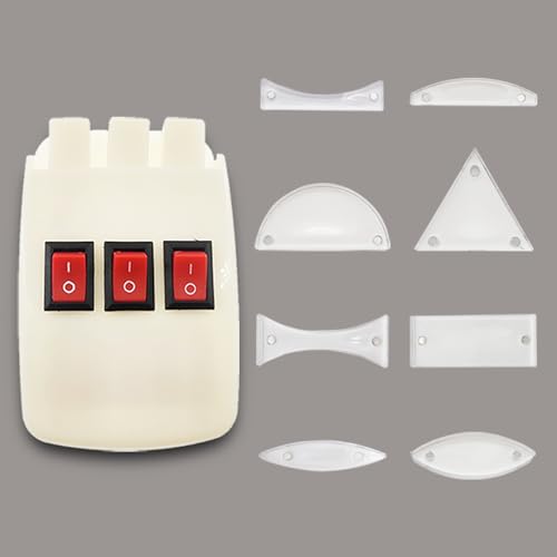 Image of Magnetic Physics Optical Experiment Kit Refraction Reflector Triangular Prism Convex Lens Concave Mirror Linear Light Source