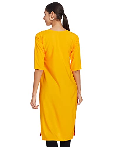 Image of Women's Crepe Regular Kurta