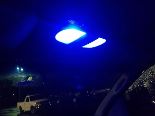 Bombillas de repuesto LED T10 iJDMTOY Ultra Blue 2 unidades miniatura 3