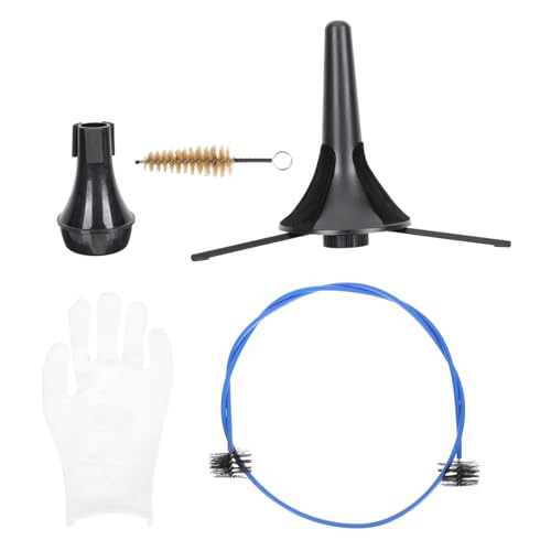 Toyvian Trumpet Brush Kit 5 Piece Cleaning Set for Trumpet Maintenance Cleaning
