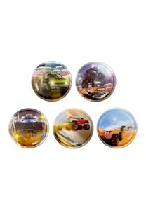 ergobag Klettie Set Motivwelt Themenwelt Klettflächen Sammelspaß Individualisierung Monstertrucks - Bunt