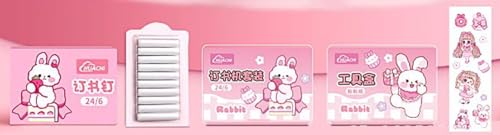 Image of Magicwand Battery Operated Pencil Sharpener,Electric Eraser,Vacuum Cleaner Stationery Set with 10 Eraser Refills for Kids,Adults for Home Office School【3 Yrs & Up】【Ice-Cream Pink】