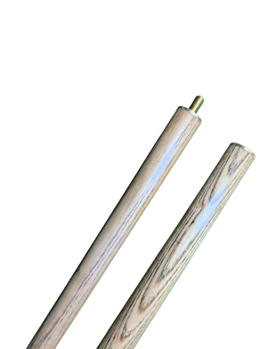 Image of JBB Billiards Pool Cue Stick, Half Joint Design, 12 mm Tip, Wooden Cue for Pool and Billiards Play