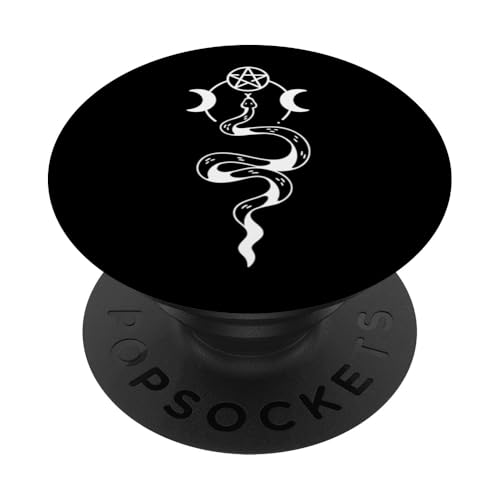 Illustrazione mistica del serpente - serpente esoterico minimalista PopSockets PopGrip Adesivo