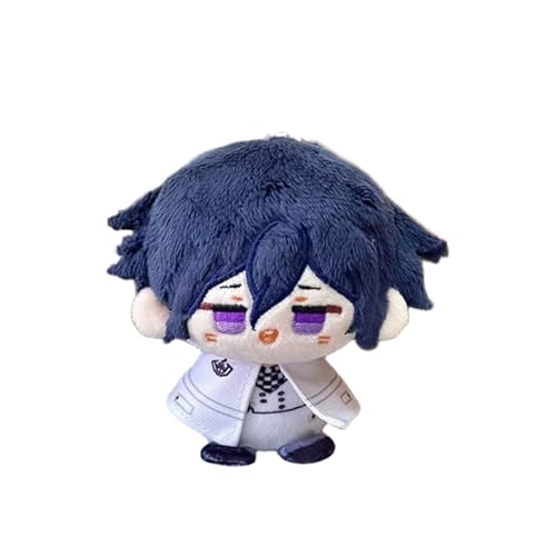 DEXSHUN Kokichi Abuela Figura Suave Anime Figura Suave Linda Dibujos Animados Mochila Colgante Anime Periférico Merch Coleccionable Decoración del Hogar Regalos 12 cm