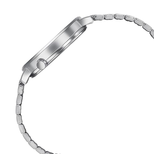 Image of Sonata Elegent Essentials Quartz Analog Silver Dial Stainless Steel Strap Watch for Women
