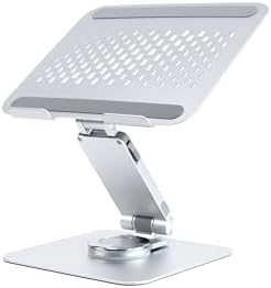 SHOPPINGALL Ergonomic Height and Angle Adjustable Laptop Stand Notebook ...