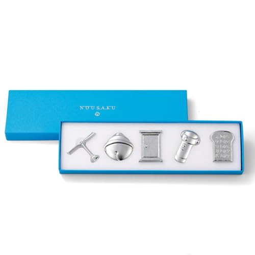 【能作 和紙でラッピング】 ドラえもんシリーズ 箸置き ひみつ道具箸置5種 錫100%