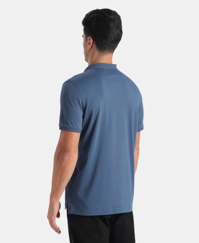 Image of Jockey 3912 Men Super Combed Cotton Rich Solid Half Sleeve Polo T-Shirt