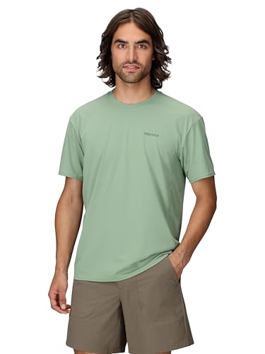 Image of MARMOT Men's Air Exchange UPF 50 Short Sleeve Crew Neck Shirt - Breathable, Moisture Wicking